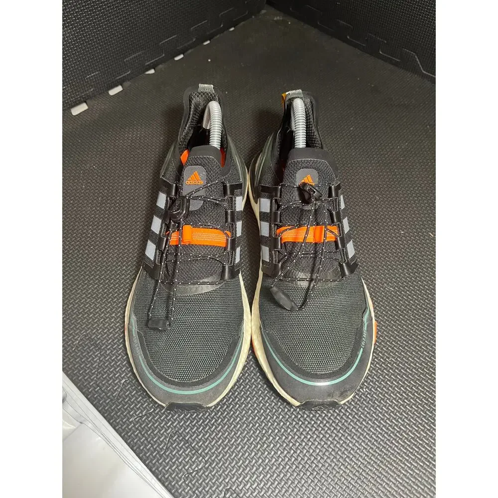 Adidas UltraBoost Winter.Rdy Black Signal Orange Men's Shoes Sneakers‎ Size 8